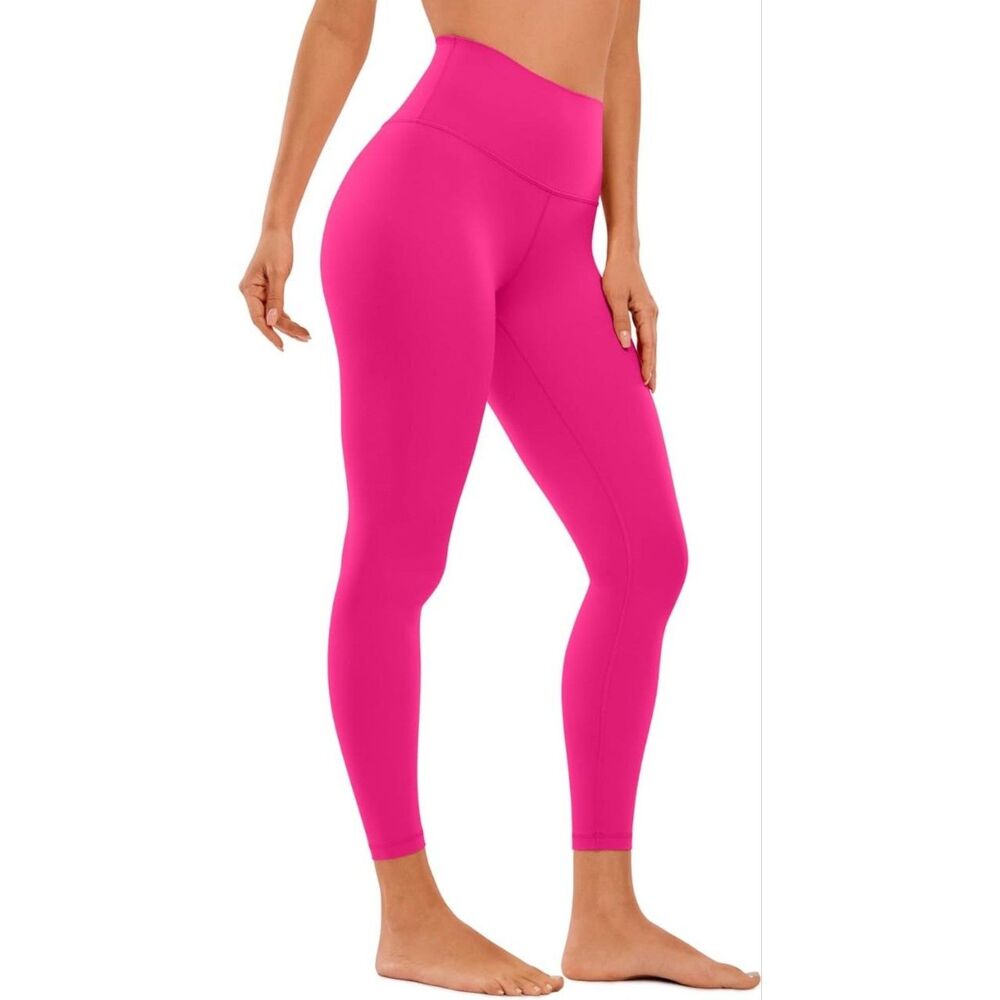 CRZ YOGA High Waist Yoga Leggings Pink Size S